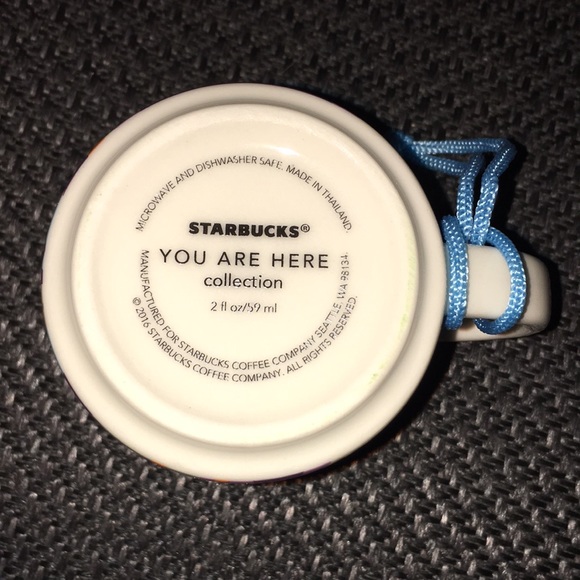 Starbucks Collectable Christmas Ornament. 2016 You Are Here. RARE. - Picture 6 of 13